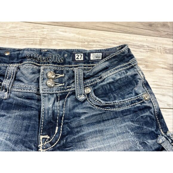 Miss Me Jean Shorts size 27 - Picture 3 of 12